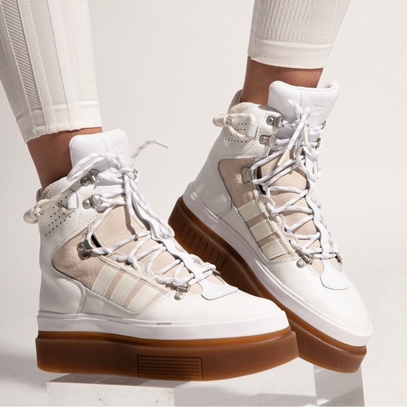 Ivy Park X Adidas White Super Sleek Boot - Picture 14 of 14
